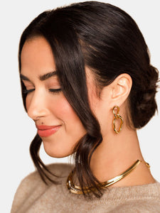 Infini Curb Link Earrings
