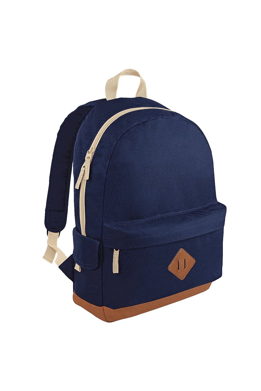 Bagbase Heritage Retro Backpack/Rucksack/Bag (18 Litres) (Pack of 2) (French Navy) (One Size)