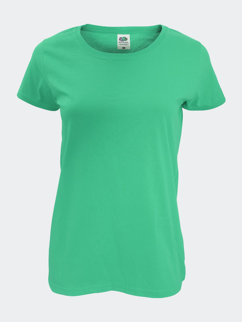 Womens/Ladies Short Sleeve Lady-Fit Original T-Shirt - Kelly Green