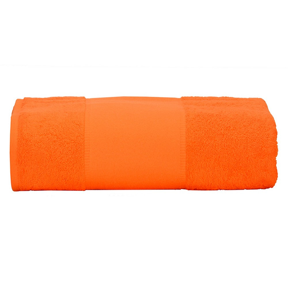 A&R Towels Print-Me Big Towel (Bright Orange) (One Size)