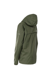 Trespass Womens/Ladies Qikpac Waterproof Packaway Shell Jacket (Moss)