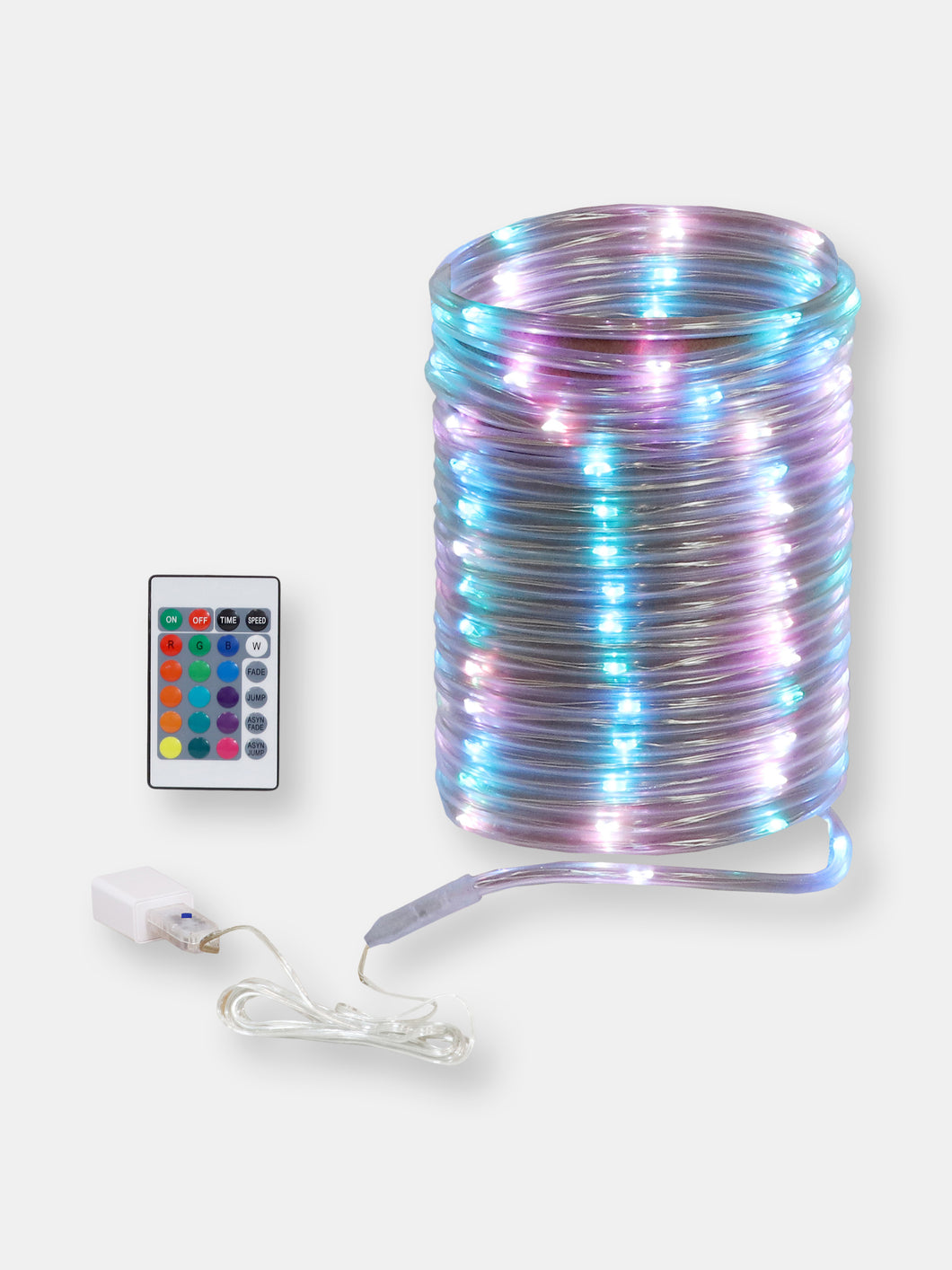 Indoor LED Light Strip with Remote Control - 16 Colors - 32' 8