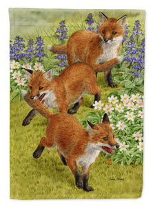 28 x 40 in. Polyester Fox Cubs Flag Canvas House Size 2-Sided Heavyweight