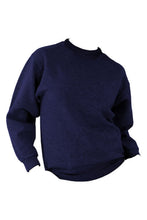 Load image into Gallery viewer, UCC 50/50 Unisex Plain Set-In Sweatshirt Top (Navy Blue)