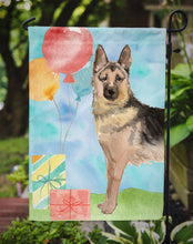Load image into Gallery viewer, Happy Birthday German Shepherd Garden Flag 2-Sided 2-Ply