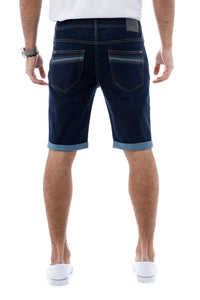 Cultura Men's Roll Up Denim Shorts