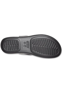 Womens/Ladies Monterey Flip Flops (Charcoal Grey/Black)