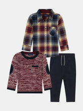 Load image into Gallery viewer, Baby Boys 3-Piece Sweater Set