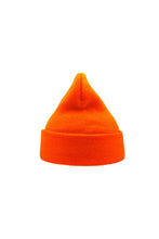 Load image into Gallery viewer, Wind Double Skin Beanie With Turn Up - Orange