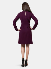 Load image into Gallery viewer, Lara Dress In Aubergine
