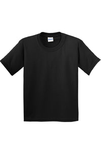 Gildan Childrens Unisex Soft Style T-Shirt (Pack of 2) (Black)