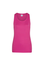 Load image into Gallery viewer, Womens/Ladies Girlie Smooth Sports Vest - Hot Pink