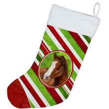 Load image into Gallery viewer, Horse Foal Candy Cane Holiday Christmas Christmas Stocking