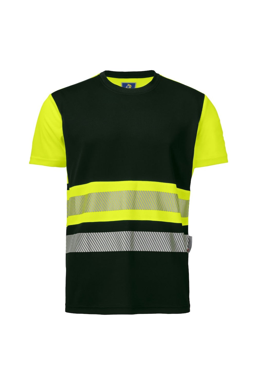 Projob Mens Reflective Tape T-Shirt (Yellow/Black)
