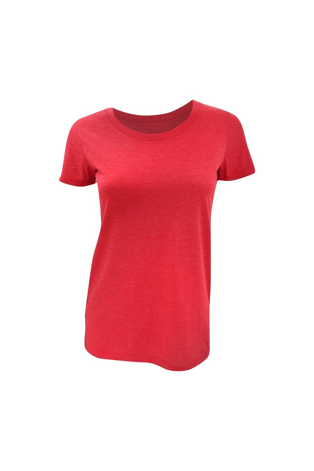 Bella Ladies/Womens Triblend Crew Neck T-Shirt (Red Triblend)