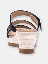Load image into Gallery viewer, Monica Black Espadrille Sandal