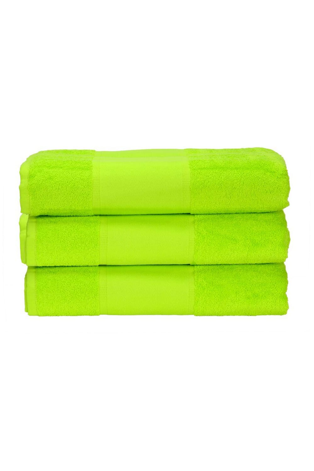 A&R Towels Print-Me Hand Towel (Lime Green) (One Size)