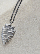 Load image into Gallery viewer, Arrowhead Pendant in Sterling Silver