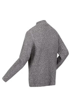 Load image into Gallery viewer, Mens Kaison Marl Knitted Half Zip Sweater - Dark Grey