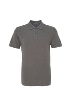 Load image into Gallery viewer, Asquith &amp; Fox Mens Plain Short Sleeve Polo Shirt (Charcoal)