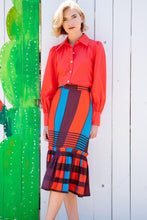Load image into Gallery viewer, Flounced Midi Skirt