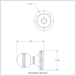 Mambo Collection Robe Hook