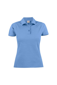Printer Womens/Ladies Surf Polo Shirt (Sky Blue)
