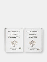 Load image into Gallery viewer, Premium Organic Moringa Leaf, Mint and Chamomile Herbal Tea USDA Certified 28 Tea Bags