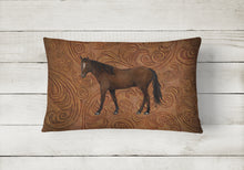 Load image into Gallery viewer, 12 in x 16 in  Outdoor Throw Pillow Horse Canvas Fabric Decorative Pillow