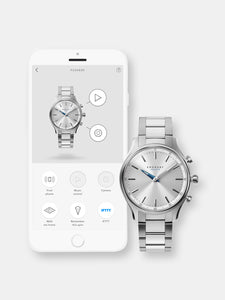 Kronaby Sekel S0556-1 Silver Stainless-Steel Automatic Self Wind Smart Watch