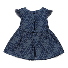 Load image into Gallery viewer, Navy Heart Print Dress