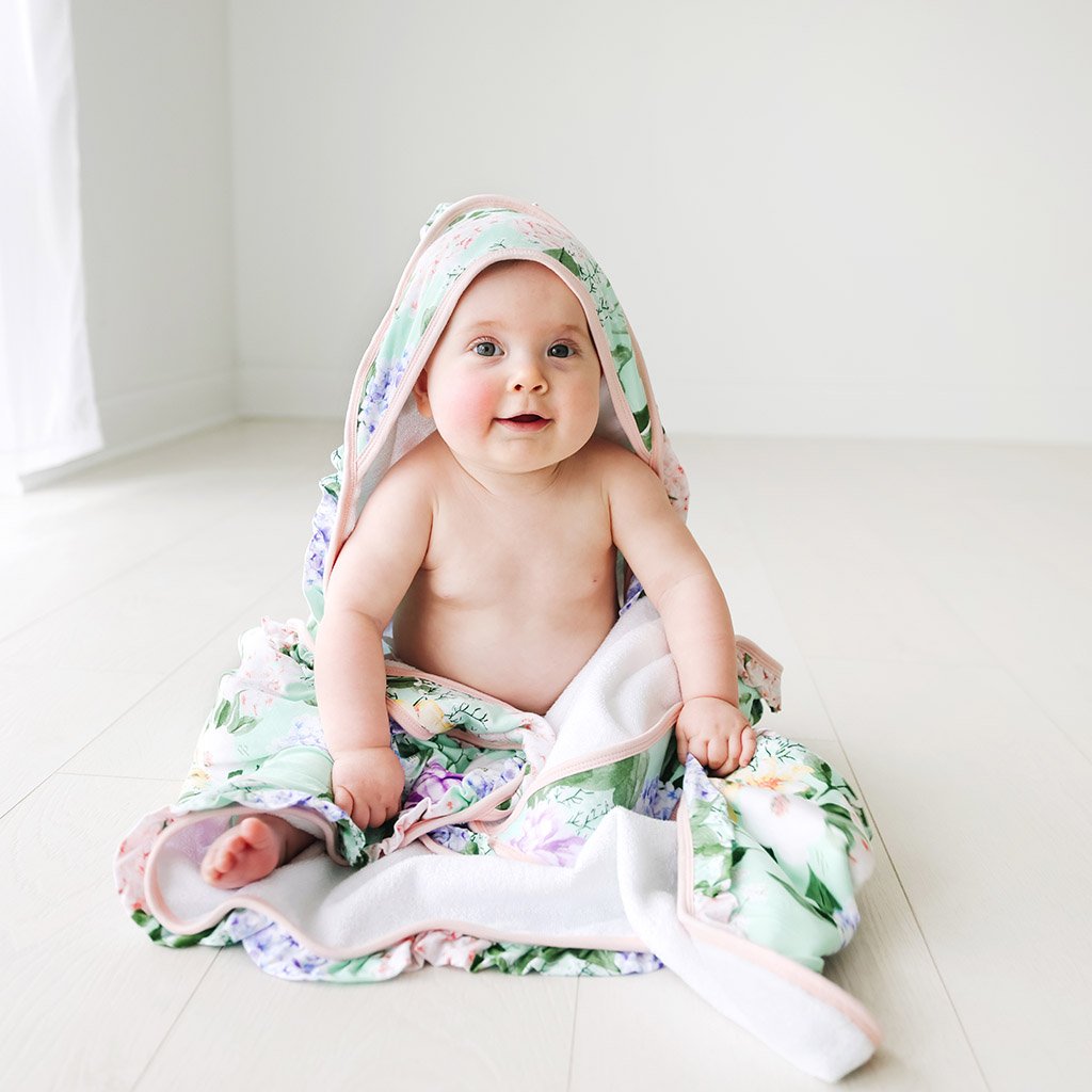 Erin Ruffled Hooded Towel