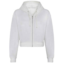 Load image into Gallery viewer, Awdis Womens/Ladies Cropped Hoodie (Arctic White)