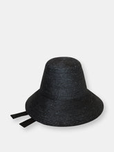 Load image into Gallery viewer, Meg Jute Straw Hat In Black