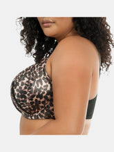 Load image into Gallery viewer, Charlotte Underwire Padded Bra - Leopard