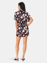 Load image into Gallery viewer, Ruby Romper in Pressed Tulips Fig