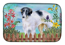 Load image into Gallery viewer, 14 in x 21 in Borzoi Spring Dish Drying Mat