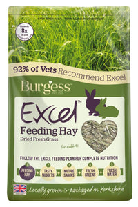Burgess Feeding Hay Dried Grass (May Vary) (35 oz)