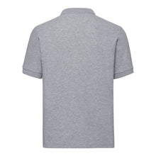 Load image into Gallery viewer, Russell Mens Tailored Stretch Pique Polo Shirt (Light Oxford Gray)