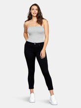 Load image into Gallery viewer, 1822 Denim Women&#39;s Curvy Mid-Rise Butter Ankle Skinny Jeans in Black