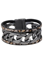 Load image into Gallery viewer, Strongest Link Leather Bracelet