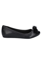 Load image into Gallery viewer, Womens Heather Puff Ballet Shoe - Black