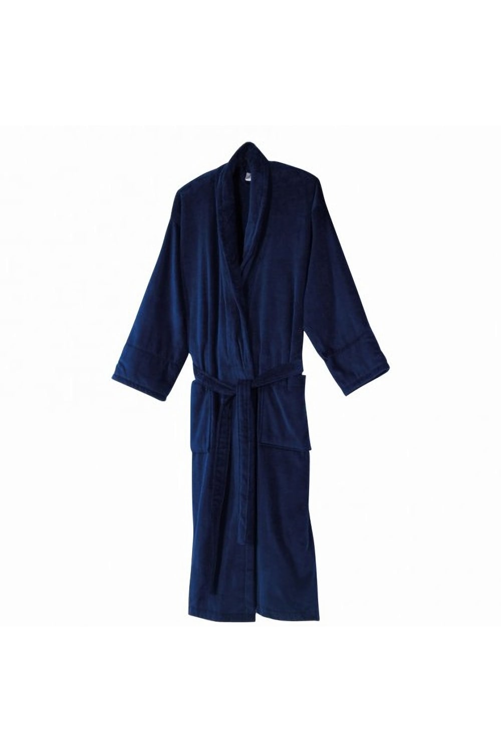 Jassz Velour Outer Towel Bath Robe (360 GSM) (Navy Blue) (XXL)