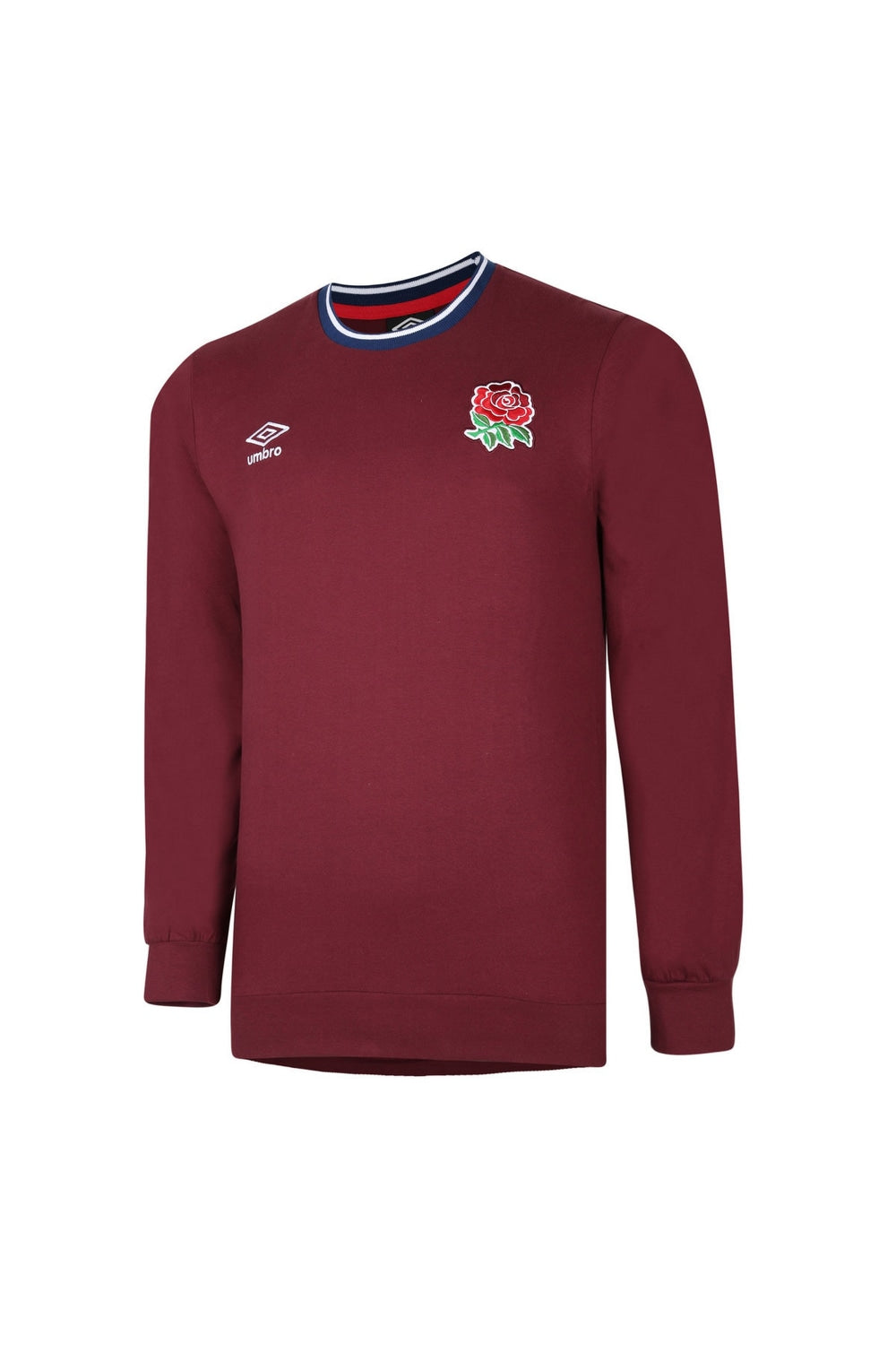 England Rugby Mens Classic Jersey - Merlot/Navy/White