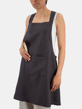 Load image into Gallery viewer, Nishi Cross-Back Linen Apron