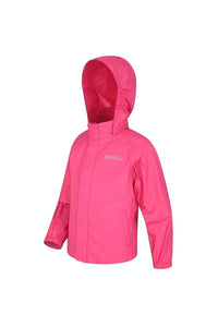 Childrens/Kids Pakka Waterproof Jacket - Bright Pink