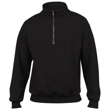 Load image into Gallery viewer, Gildan Adult Vintage 1/4 Zip Sweatshirt Top (Black)