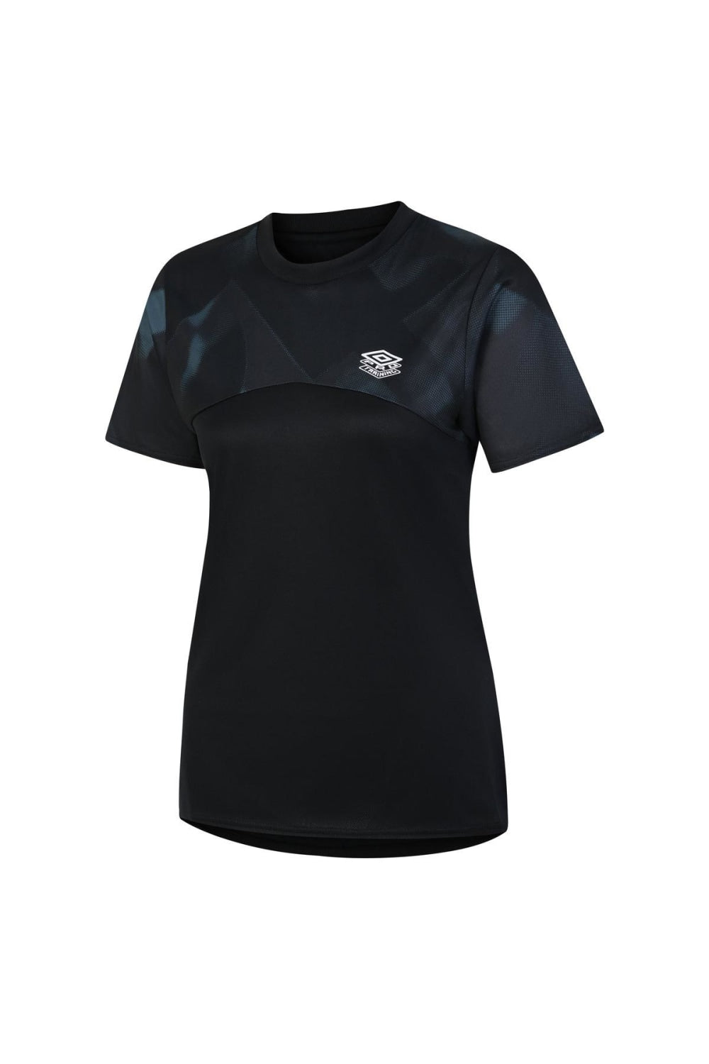 Womens/Ladies Pro Training T-Shirt - Black/Phantom Grey/Stargazer