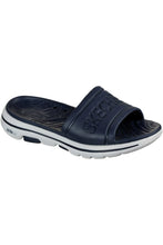 Load image into Gallery viewer, Mens Go Walk 5 Surfs Out Sliders - Navy/White