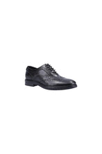 Load image into Gallery viewer, Mens Santiago Leather Brogues - Black